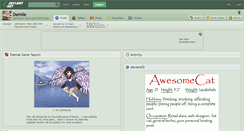 Desktop Screenshot of demile.deviantart.com