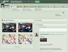 Tablet Screenshot of knold.deviantart.com
