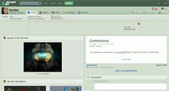 Desktop Screenshot of kymiez.deviantart.com
