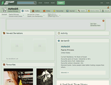 Tablet Screenshot of msnesbit.deviantart.com