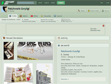 Tablet Screenshot of patchwork-gwyllgi.deviantart.com