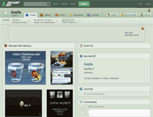 Tablet Screenshot of guylia.deviantart.com
