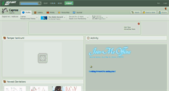 Desktop Screenshot of capree.deviantart.com