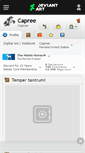 Mobile Screenshot of capree.deviantart.com