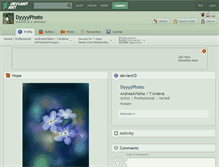 Tablet Screenshot of dyyyyphoto.deviantart.com