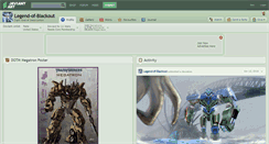 Desktop Screenshot of legend-of-blackout.deviantart.com