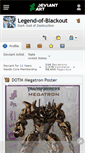 Mobile Screenshot of legend-of-blackout.deviantart.com