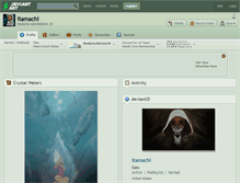 Tablet Screenshot of itamachi.deviantart.com