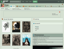 Tablet Screenshot of fezze.deviantart.com