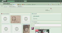 Desktop Screenshot of believedpick6.deviantart.com