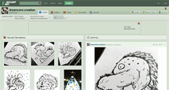 Desktop Screenshot of dreamcore-creation.deviantart.com