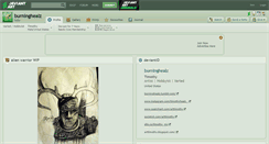 Desktop Screenshot of burninghealz.deviantart.com