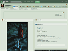 Tablet Screenshot of bugdown.deviantart.com