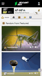 Mobile Screenshot of af-mf.deviantart.com