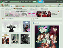 Tablet Screenshot of airoliv.deviantart.com