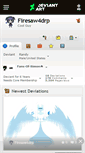 Mobile Screenshot of firesaw4drp.deviantart.com