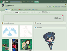 Tablet Screenshot of firesaw4drp.deviantart.com