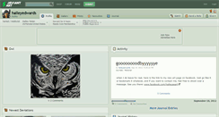 Desktop Screenshot of haileyedwards.deviantart.com