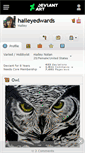 Mobile Screenshot of haileyedwards.deviantart.com