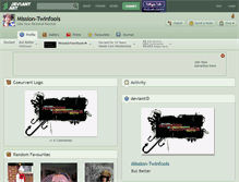 Tablet Screenshot of mission-twinfools.deviantart.com