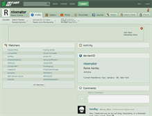 Tablet Screenshot of nixenator.deviantart.com