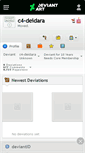 Mobile Screenshot of c4-deidara.deviantart.com