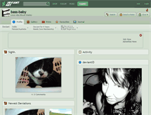 Tablet Screenshot of bass-baby.deviantart.com