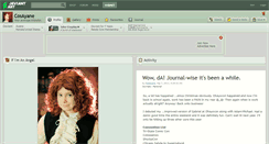 Desktop Screenshot of cosayane.deviantart.com