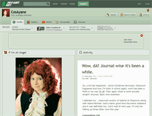 Tablet Screenshot of cosayane.deviantart.com