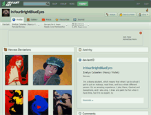 Tablet Screenshot of inyourbrightblueeyes.deviantart.com