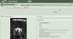 Desktop Screenshot of ladytimelessdeath.deviantart.com