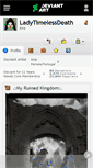 Mobile Screenshot of ladytimelessdeath.deviantart.com