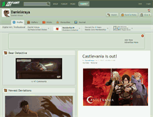 Tablet Screenshot of danielaraya.deviantart.com
