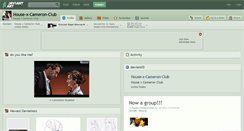 Desktop Screenshot of house-x-cameron-club.deviantart.com