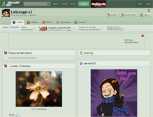Tablet Screenshot of lollyangel-s2.deviantart.com