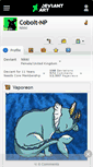 Mobile Screenshot of cobolt-np.deviantart.com