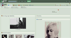 Desktop Screenshot of huuh.deviantart.com