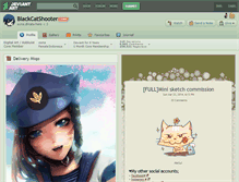 Tablet Screenshot of blackcatshooter.deviantart.com