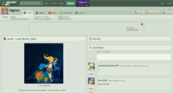 Desktop Screenshot of mignion.deviantart.com