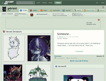 Tablet Screenshot of g4brield.deviantart.com