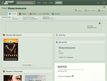 Tablet Screenshot of lifesacrimescene.deviantart.com