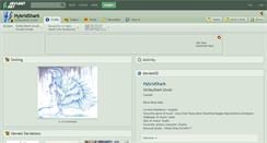 Desktop Screenshot of hybridshark.deviantart.com