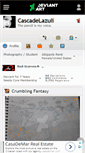 Mobile Screenshot of cascadelazuli.deviantart.com