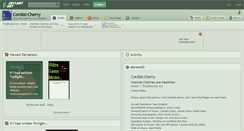 Desktop Screenshot of cordial-cherry.deviantart.com