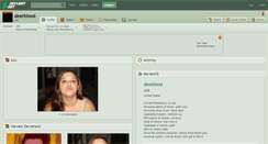 Desktop Screenshot of deerblood.deviantart.com