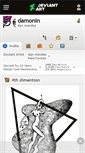Mobile Screenshot of damonin.deviantart.com