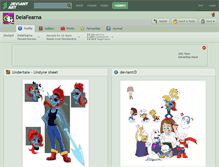 Tablet Screenshot of delafearna.deviantart.com