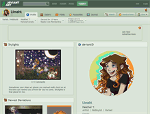 Tablet Screenshot of limaht.deviantart.com