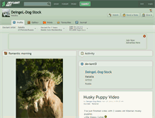 Tablet Screenshot of deingel-dog-stock.deviantart.com
