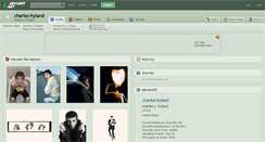 Desktop Screenshot of charles-hyland.deviantart.com